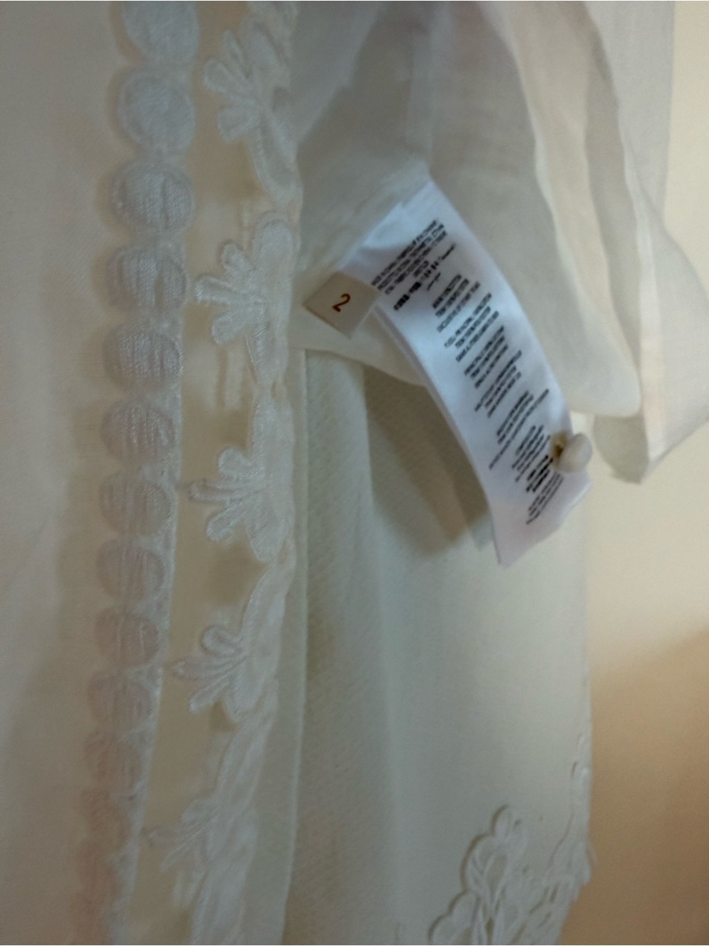 Zimmermann White Cotton 3 Piece Set Size 2 Blouse Skirt Tank - Picture 5 of 11